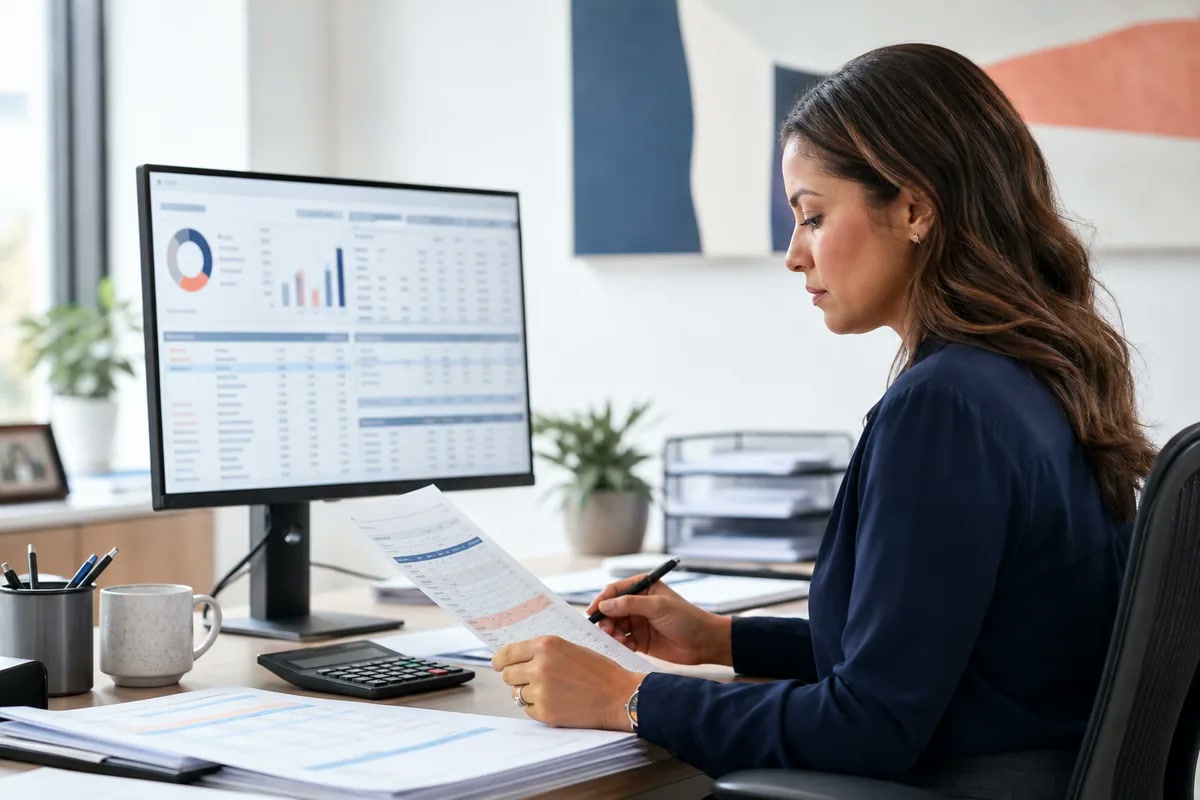 Payment posting specialist reconciling remittance and deposit activity